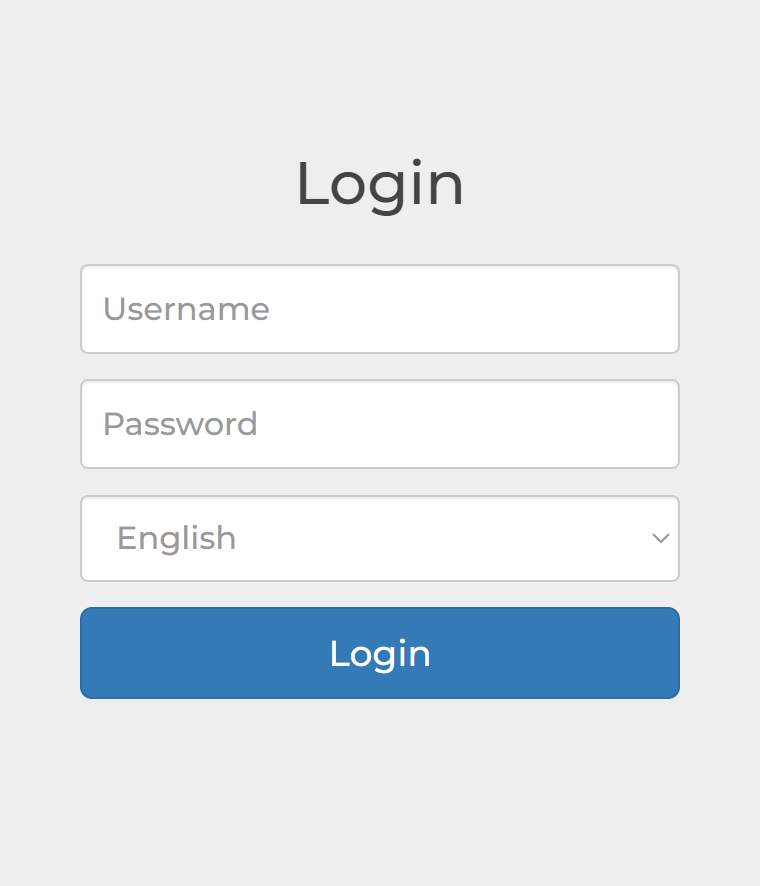 Panel landing page
